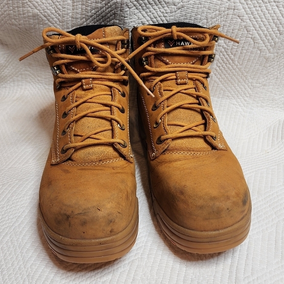 HAWX MEN'S ENFORCER LACE-UP WORK BOOTS - COMPOSITE TOE. Size 10.5EE. - Picture 15 of 16